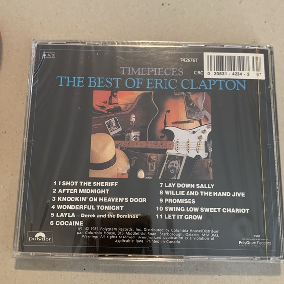 New and sealed Eric Clapton CD - Picture 2 of 3